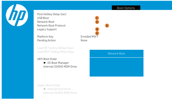 Boot Options Menu - Part 4