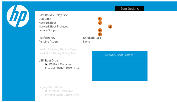 Boot Options Menu - Part 5