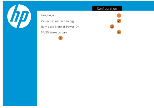 Configuration Menu - Part 1