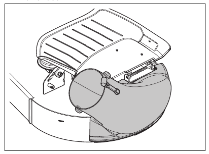 To install the side discharge chute