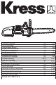 KRESS KG367E Series Manual