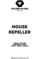 Vulpes Goods MOUSE REPELLER Manual