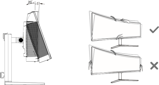 SCREEN POSITION ADJUSTMENT