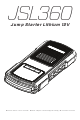 MAXTOOLS JSL360 User Manual