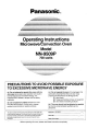 Panasonic NN-9509P Operating Instructions Manual