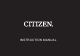 Citizen Promaster Sea Instruction Manual