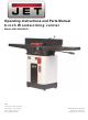 Jet JWJ-8HH-BLK Operating Instructions And Parts Manual