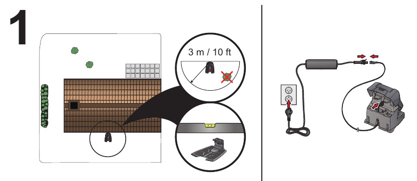PLACEMENT OF AND CONNECTING THE CHARGING STATION
