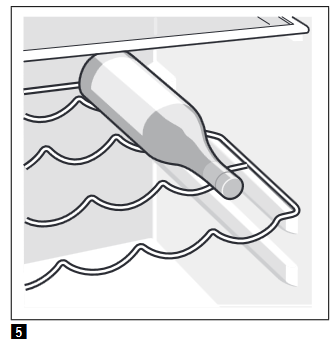 Interior fittings - Bottle shelf 