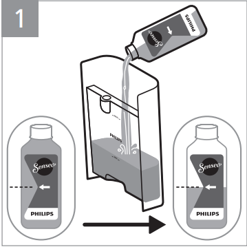 Descaling - Prepare the descaling procedure - Step 2