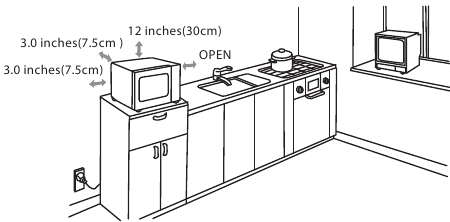 SETTING UP YOUR DEVICE - INSTALLATION CLEARANCES