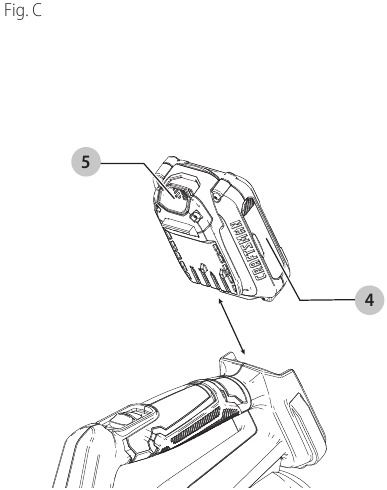 OPERATION - Installing and Removing Battery Pack