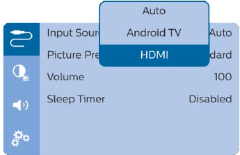 Connect to devices through HDMI - Step 2