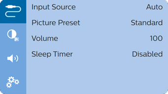 Projector system settings
