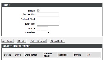 Static Routing 