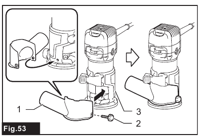 Dust nozzle sets - For the base