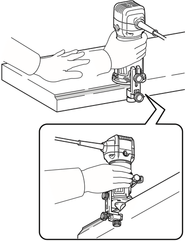 Trimmer guide - Step 1