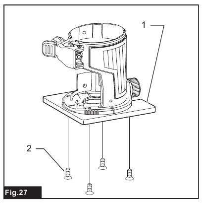 Using the tilt base protector with the base 