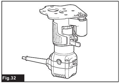 Using the tool with the offset base - Step 2