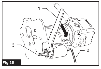Using the tool with the offset base - Step 3