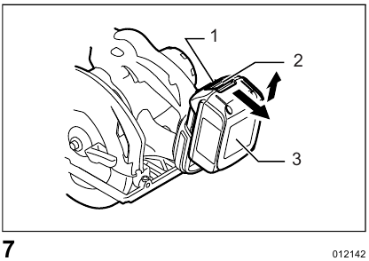 Installing or removing battery cartridge