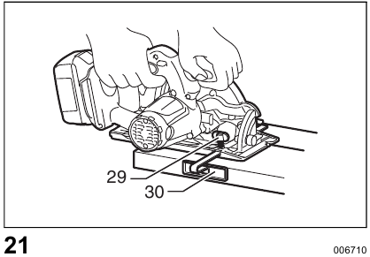 OPERATION - Installing the rip fence
