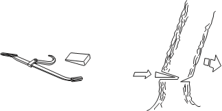 Felling cut - Step 2