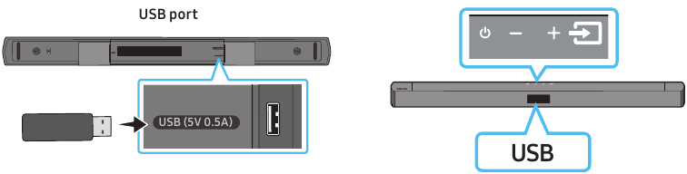 CONNECTING A USB STORAGE DEVICE