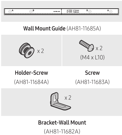 Wallmount Components