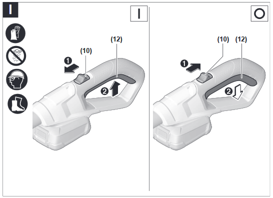 Switching on and off