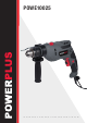 Powerplus POWE10025 Manual