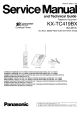 Panasonic Sound Charger Plus KX-1TC419BX Service Manual And Technical Manual