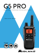 Midland G5 PRO Instruction Manual