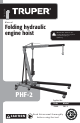 Truper PHF-2 Manual