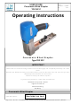 MG TOP SP P Operating Instructions Manual