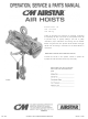 CM AIRSTAR 11999C Operation, Service & Parts Manual