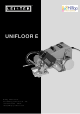 Hilltop Leister UNIFLOOR E Operating Instructions Manual
