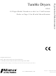 Alliance Laundry Systems Huebsch 200 Series Operation & Maintenance Manual