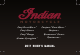 Indian Motorcycle Roadmaster 2017 Rider's Manual