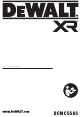 DeWalt XR DCMCS565 Original Instructions Manual
