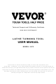 VEVOR 1470 User Manual