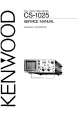 Kenwood CS-1025 Service Manual