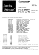 Pioneer PCH-D600 Service Manual