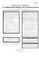 Dexter Laundry DCBD30HC-10 Series Operator's Manual