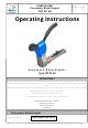 Signode MG TOP SP EH Series Operating Instructions Manual