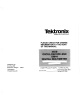 Tektronix 465B Instruction Manual