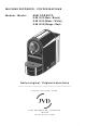 JVD 8661613 Original Instructions Manual