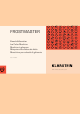 Klarstein FROSTMASTER Manual