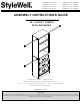 StyleWell 3371015HD Assembly Instruction Manual