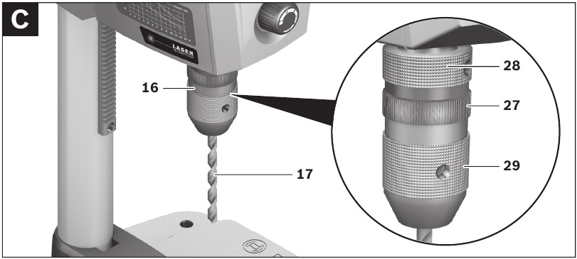 Assembly - Changing the Tool